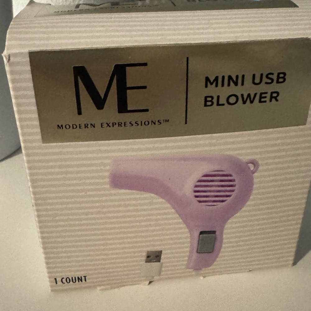 Expressions Mini USB Blower - Light Purple